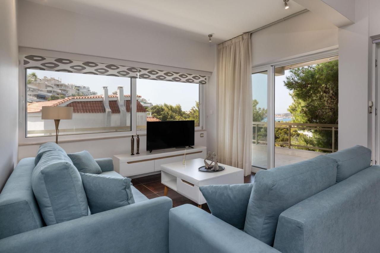 Relux Sea View 2 Bedroom Apartment By Blupine Athen Exterior foto