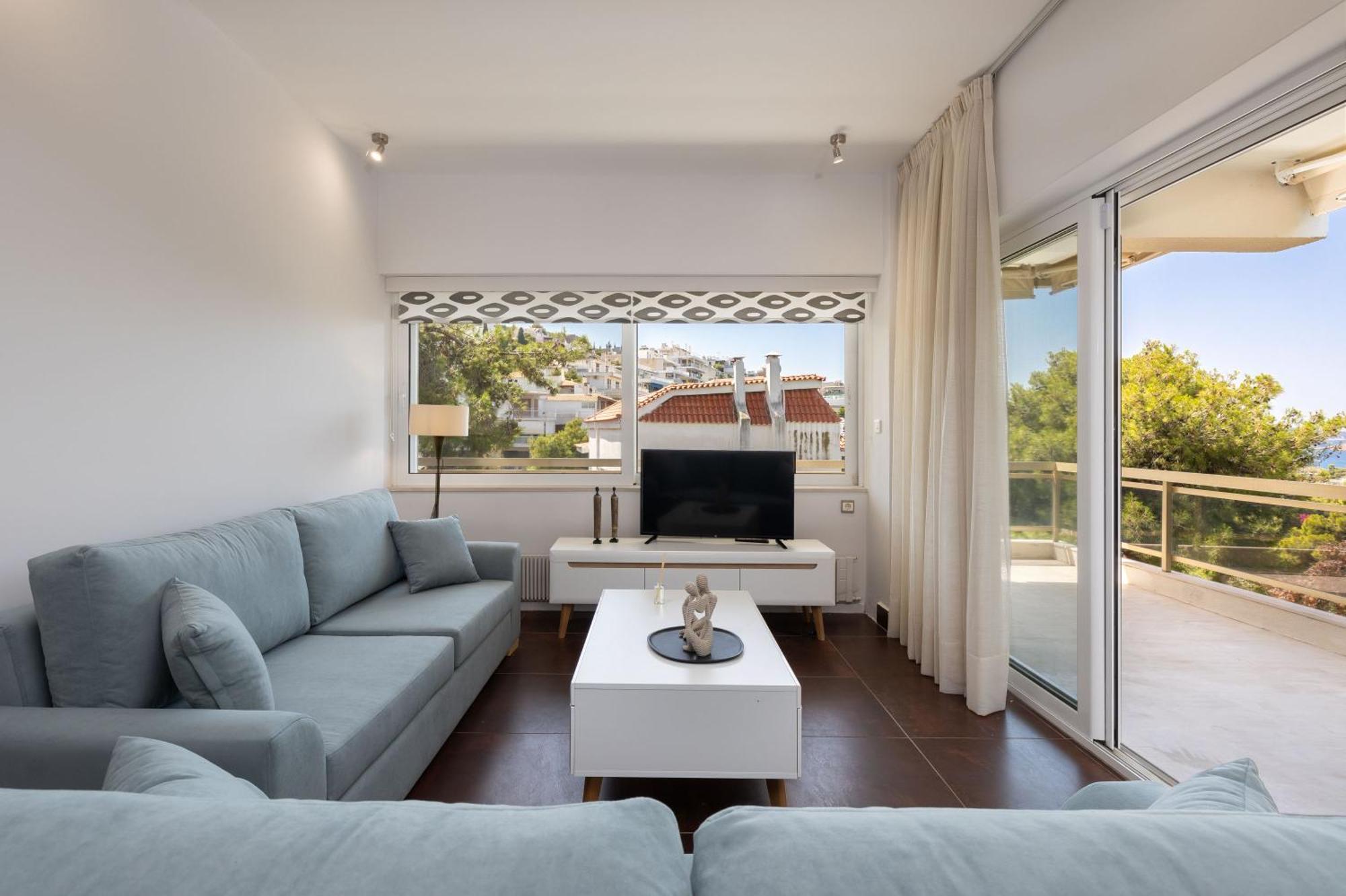 Relux Sea View 2 Bedroom Apartment By Blupine Athen Exterior foto