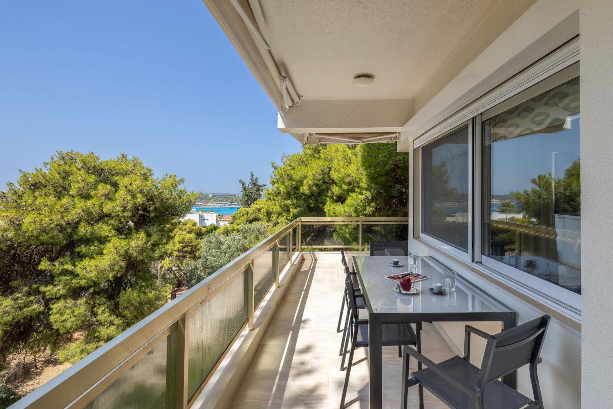 Relux Sea View 2 Bedroom Apartment By Blupine Athen Exterior foto