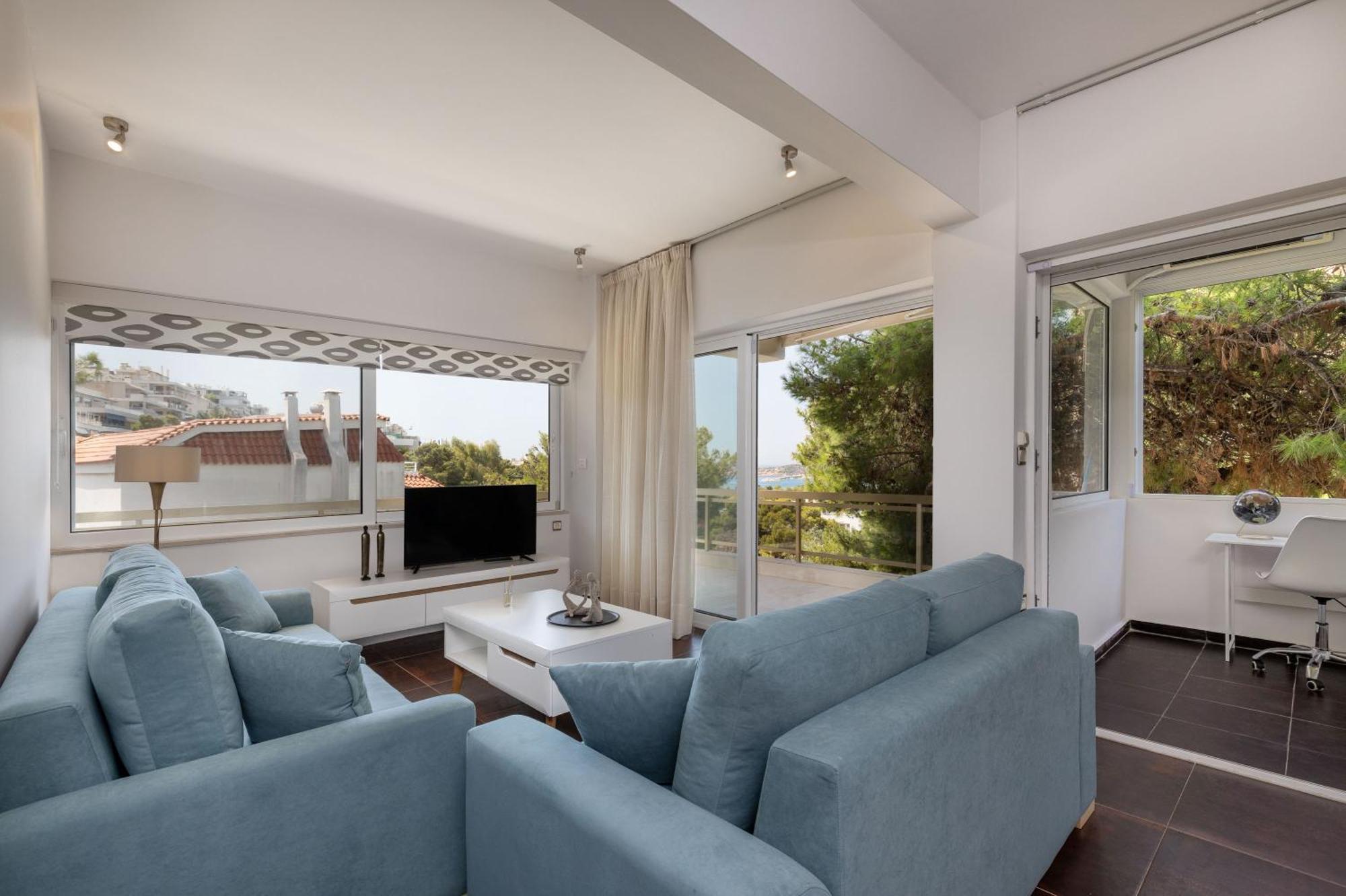 Relux Sea View 2 Bedroom Apartment By Blupine Athen Exterior foto